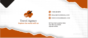 Travel Agency Company Envelope Designs
